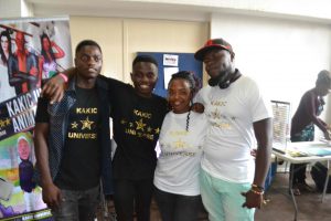 Kakic Universe Team Pose for a picture at Comexposed