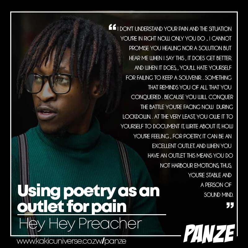 Hey Hey Preaching on Using Poetry as an outlet for pain zimbabwe animation, kakic universe | Zimbabwe Animation | Kakic Universe